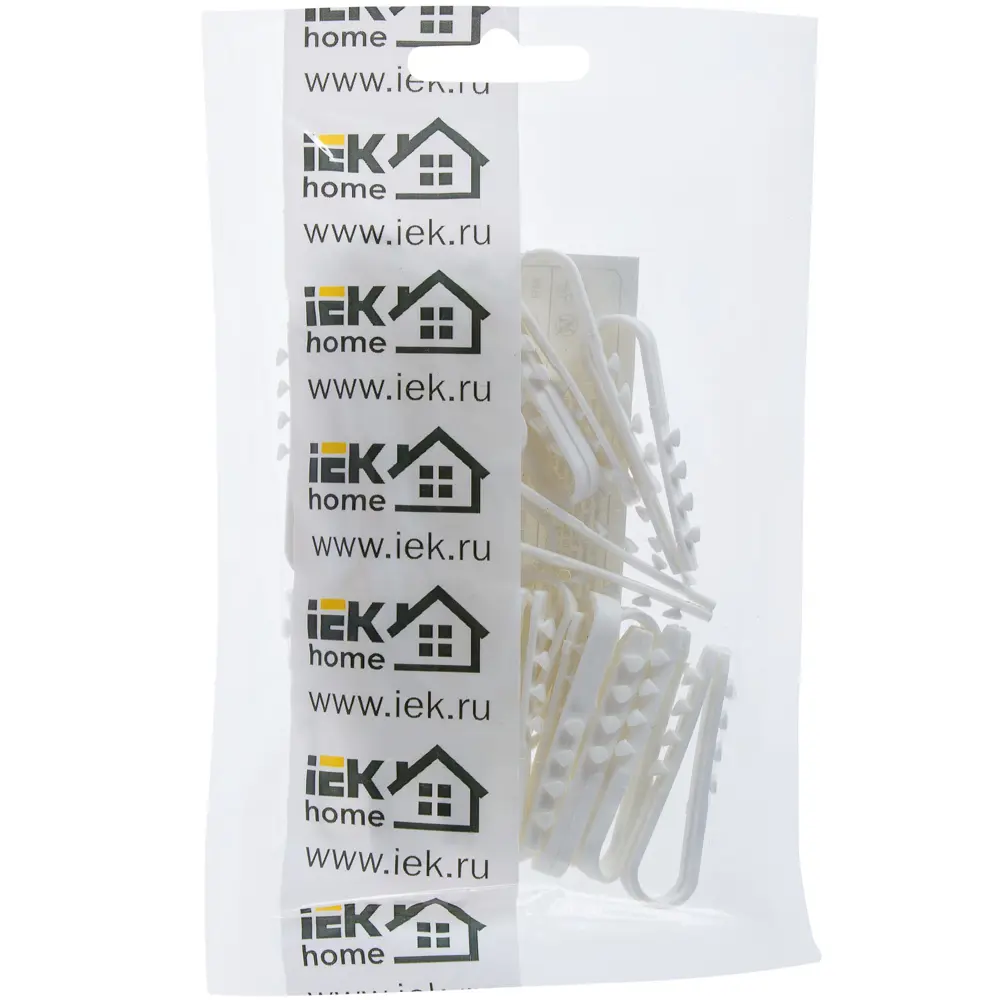 Дюбель-хомут IEK Home D5-10 мм для круглого кабеля цвет белый 25 шт Santreyd STLM-2173496 - Вид №1