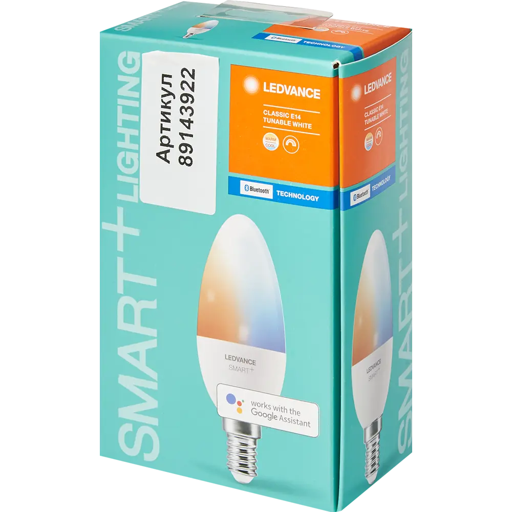 Лампа умная светодиодная Osram Smart Plus E14 220-240 В 5 Вт свеча матовая 470 лм изменение оттенков белого LEDVANCE STLM-2170055 - Вид №4