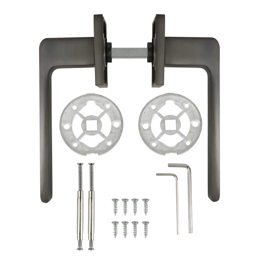 EDSON Дверные ручки EDS-160H-Q2 графит для межкомнатных дверей 85169380 STLM-0059374 - Вид №1