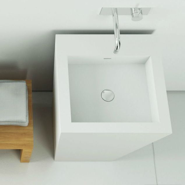 47041 Напольная раковина стоящая прямоугольная MOMA Design  - Вид №1