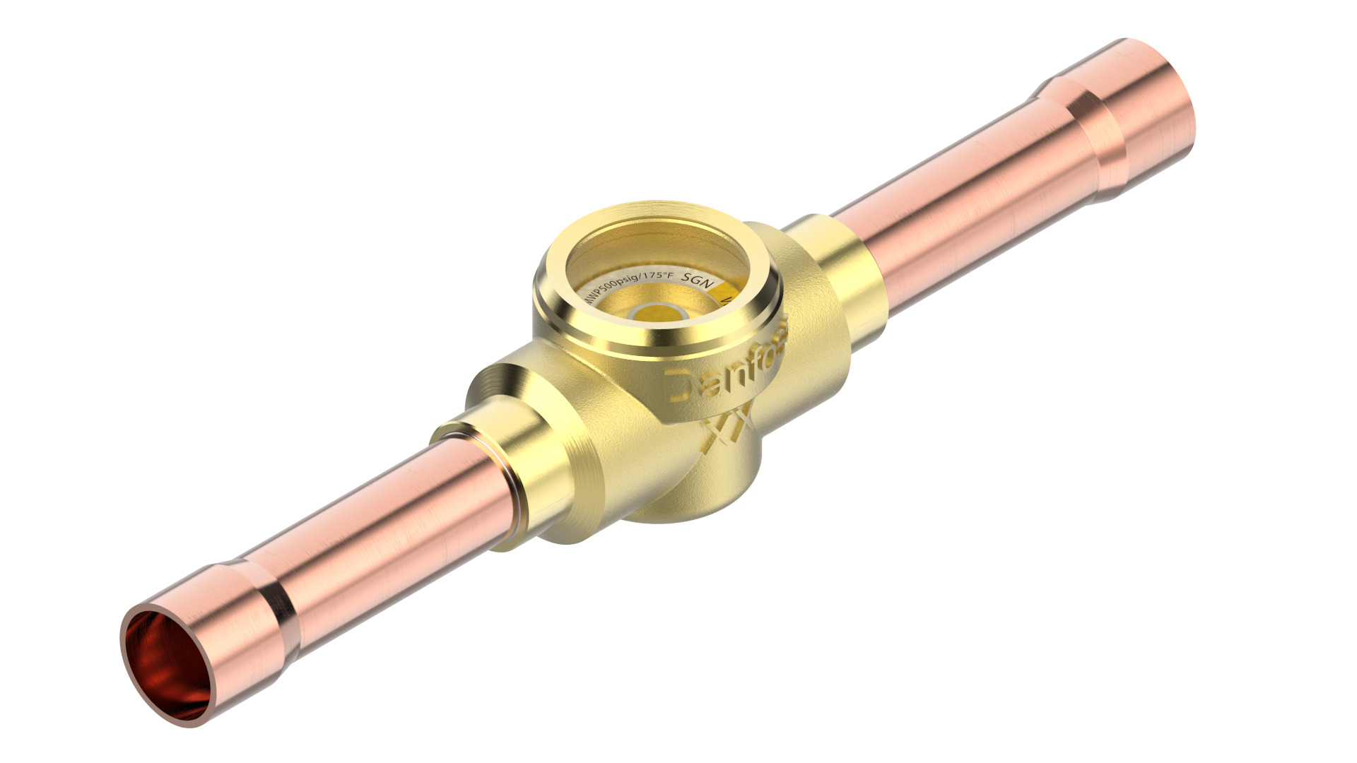 Danfoss SGN — Смотровые стекла с индикатором влажности SGN 19 Смотровое стекло 014-0185  - Вид №2