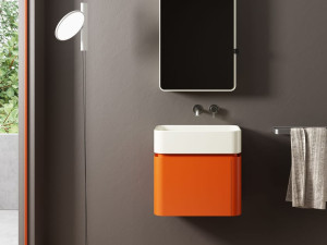 Подвесной умывальник с дверцей