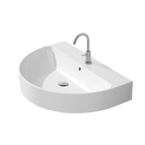 Керамическая круглая столешница с переливом