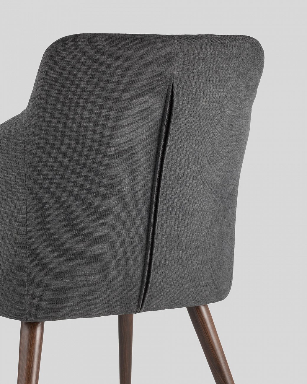 Стул со спинкой и подлокотниками серый "Квини" STOOL GROUP ДИЗАЙНЕРСКИЕ, ИНТЕРЬЕРНЫЕ 00-3946221 Серый  - Вид №6