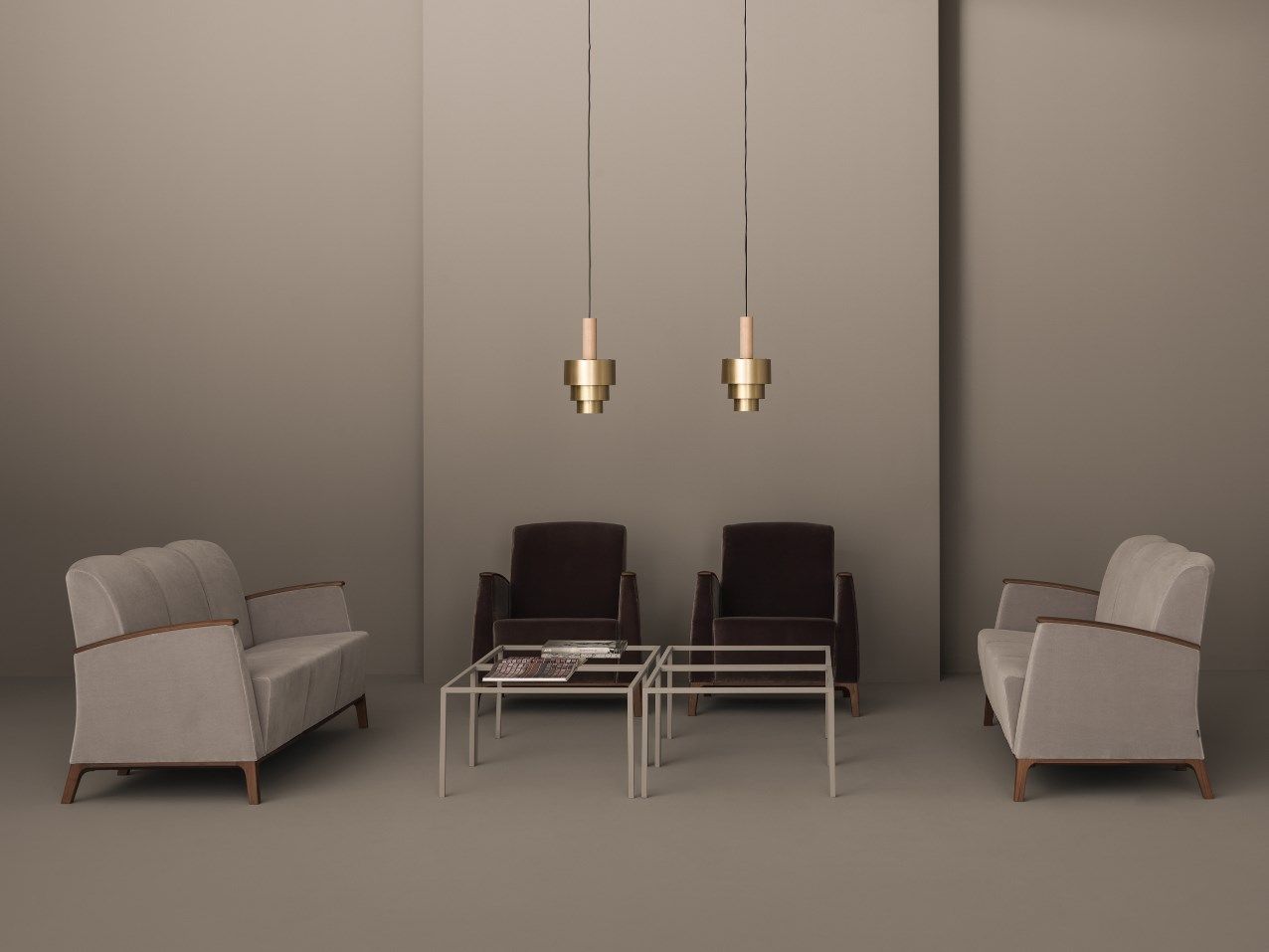 3-местный тканевый диван PIAVAL MAMY-Contract ARCH-00079131 - Вид №3