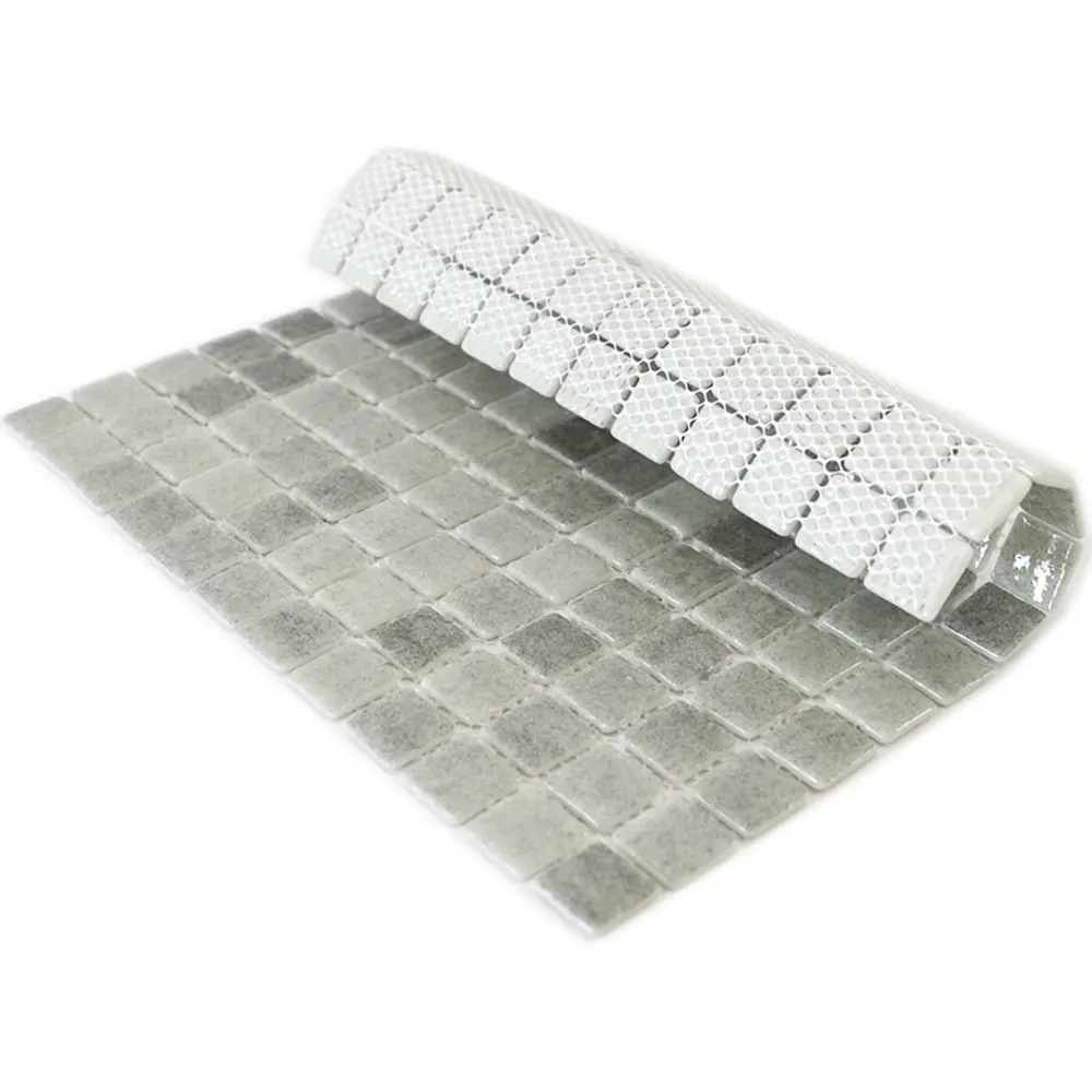 Мозаика стеклянная Natural STP-GR004 31.5x31.5 см цвет светло-серый Santreyd Steppa STLM-2210716 - Вид №5