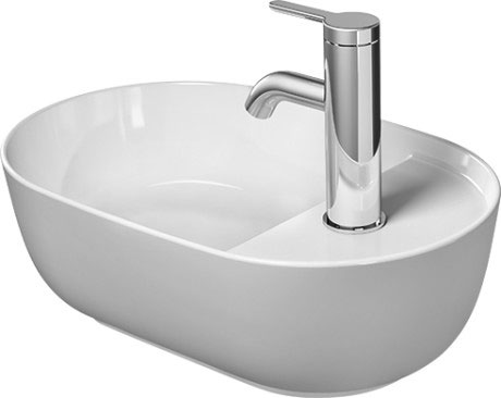 0381422300 Подвесная раковина настенная овальная Duravit Luv - Вид №1