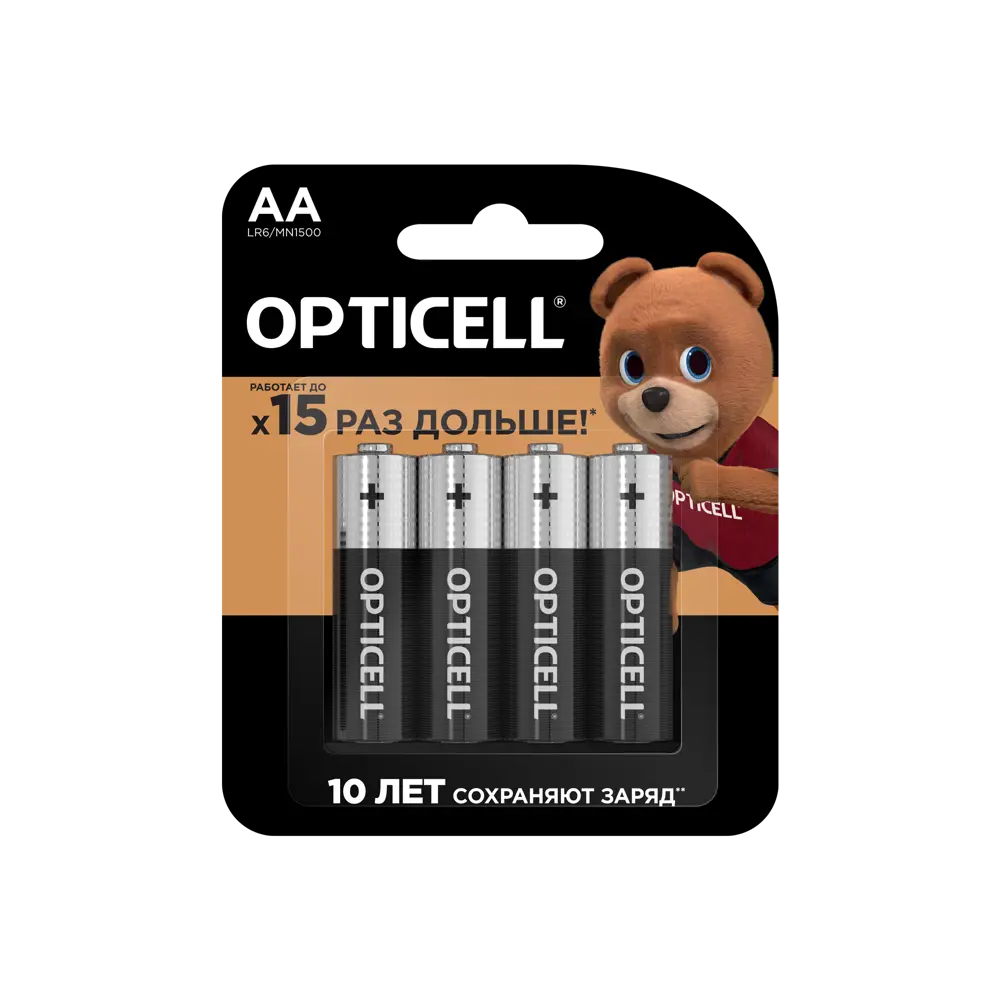 Алкалиновые батарейки Santreyd Opticell Basic AA 4 шт — надежное питание для ваших устройств 89361702 STLM-1518993