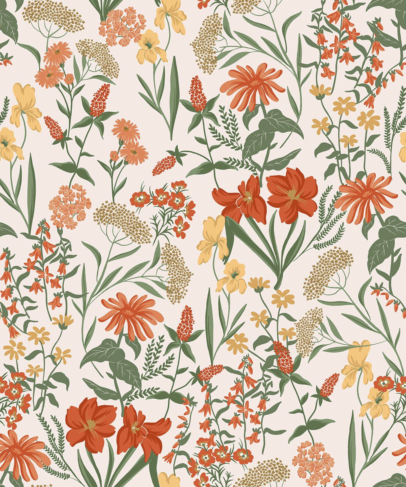 Обои с цветочными мотивами Jannelli&Volpi SAMBUCO ARCH-00015905 - Вид №1