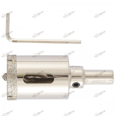 Коронка алмазное по керамограниту 32х67мм трехгранный хвостовик Matrix Матрикс 12825