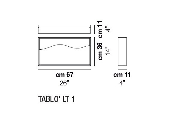 Vistosi LTTABL1BCMA TABLO лампа настольная 88751 - Вид №1