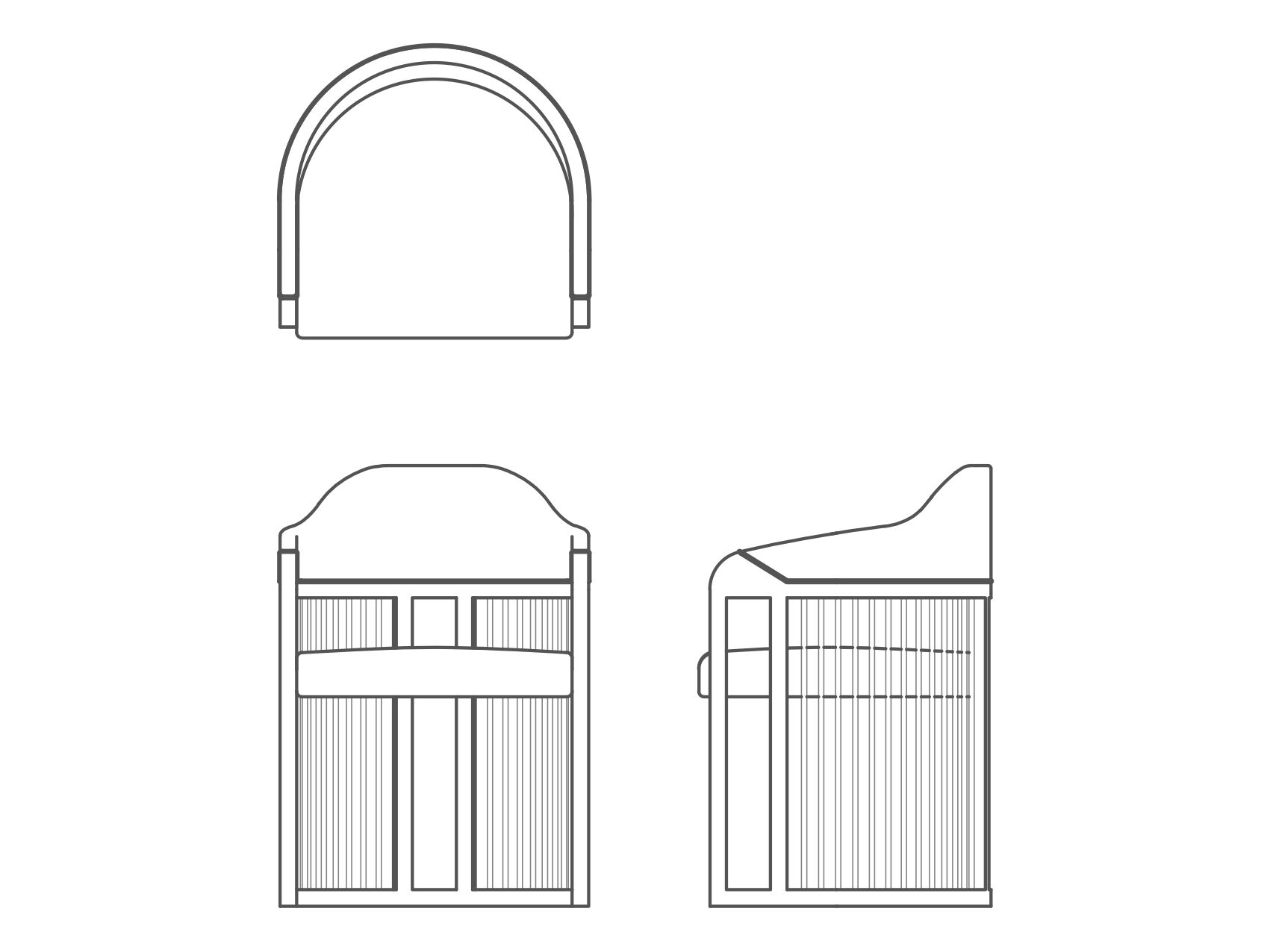 Стул с подлокотниками Casa Magna GRACE URBAN ARCH-00110991 - Вид №10
