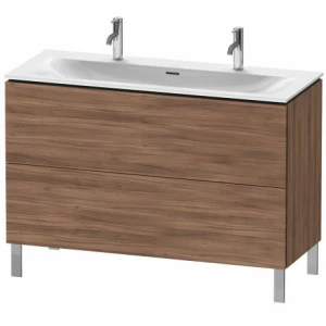 LC659907979 Тумбочка напольная L-Cube #LC6599 1220 x 481 мм Орех натуральный, декор