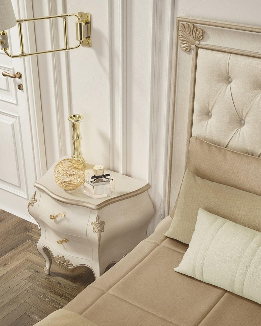 SCAPPINI & C Изголовье кровати с обивкой из ткани для двуспальной кровати Timeless sun-id-1446456 - Вид №1