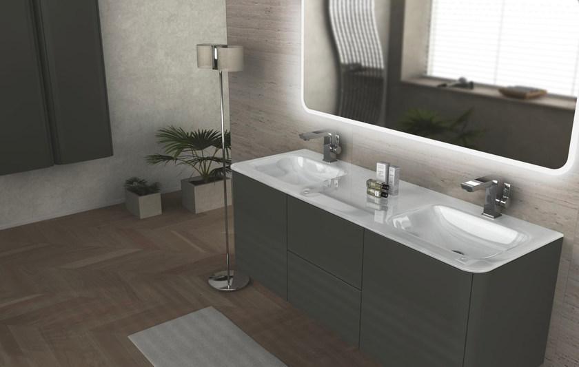 Remail by G.D.L. Тумба под умывальник подвесная двойная Mobiletti bagno sun-id-1427654 - Вид №1