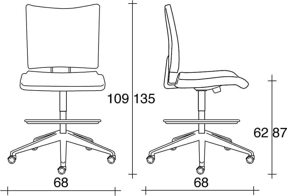 Эргономичное офисное кресло с 5 спицами TALIN Aviamid ARCH-00022324 - Вид №2