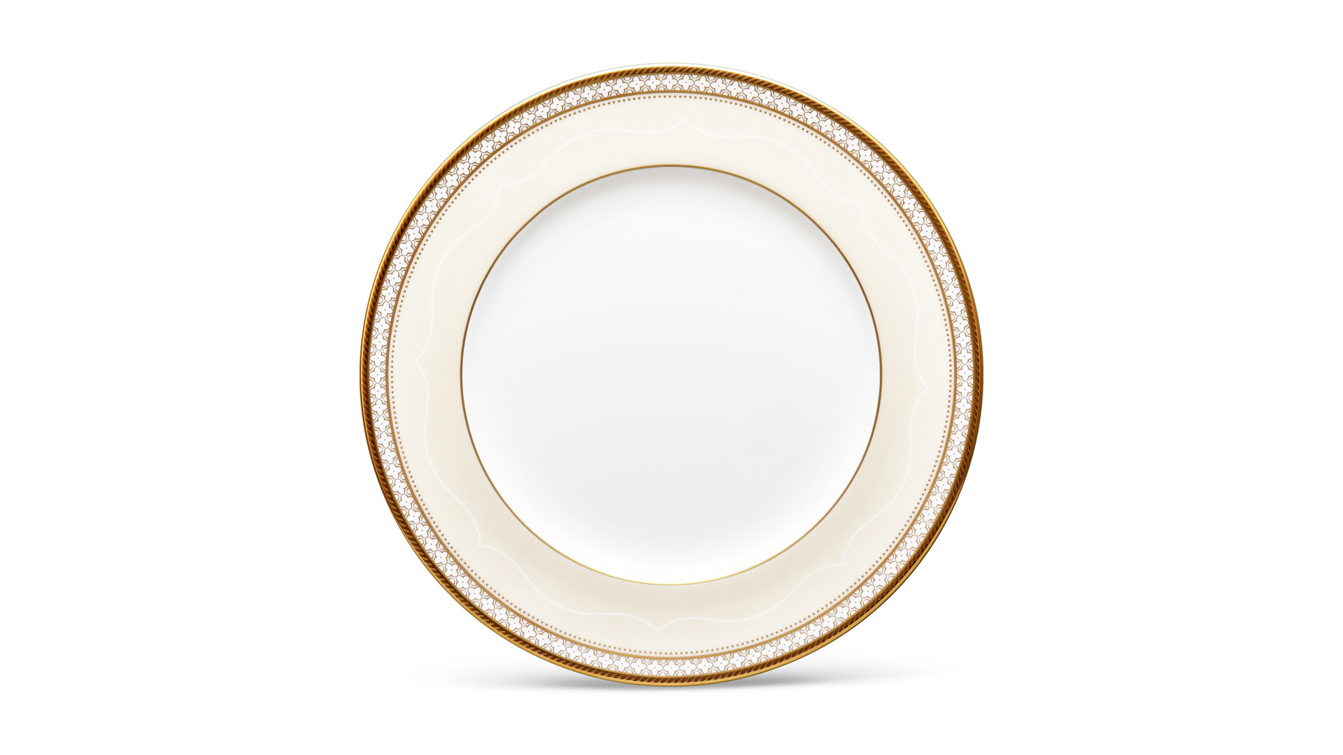 10647524 Noritake Сервиз столовый Noritake "Трефолио,золотой кант" 6/21 Фарфор костяной  - Вид №1