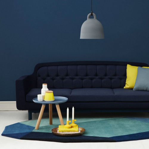 Стол Tablo маленький 42 x D50 cm, синий Normann Copenhagen 602130 - Вид №1