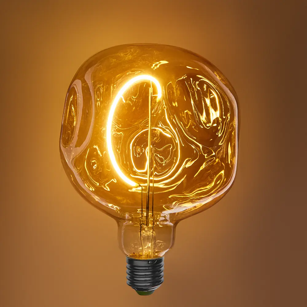 ОНЛАЙТ G125ST Декоративная филаментная лампа ретро-дизайн 4Вт теплый свет 85394604