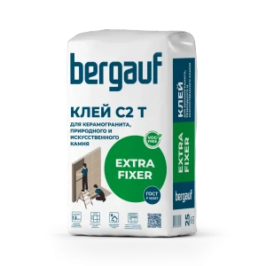 Клей для плитки Bergauf C2T Extra Fixer 25 кг