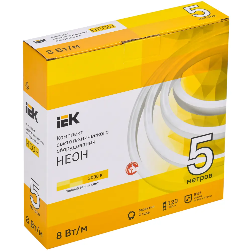 IEK Неон: светодиодная лента для интерьера и экстерьера 5м 85339495 STLM-0061857 - Вид №9