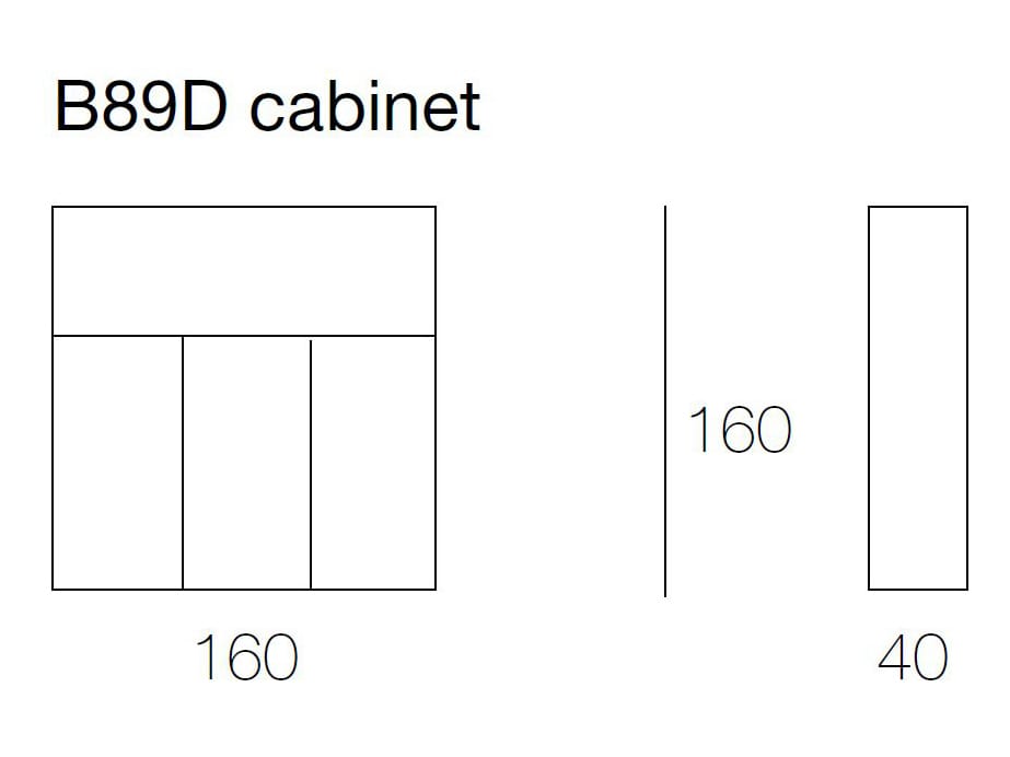 Деревянный шкаф с распашными дверцами Paola Lenti Edel ARCH-00052745 - Вид №4