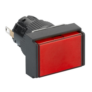 XB6EDV4BP СИГ.ЛАМПА,16ММ,КР.,LED24В, FASTON, ПРЯМ. Schneider Electric Harmony XB6E