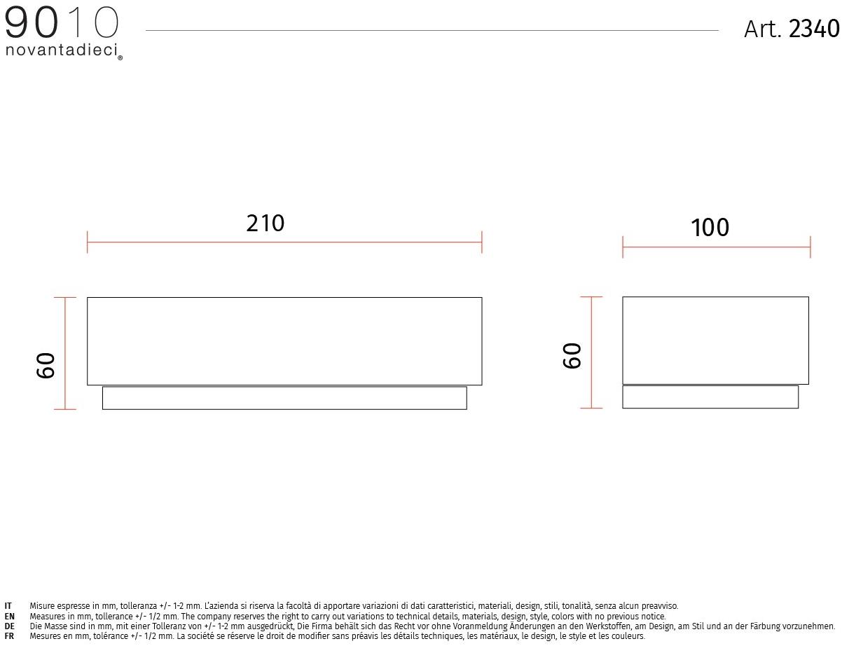 9010 novantadieci Аппликация светодиода из керамики  2340  - Вид №4