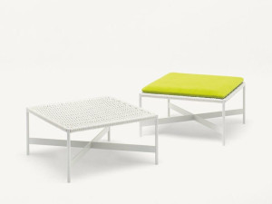 Низкая ткань сад стул