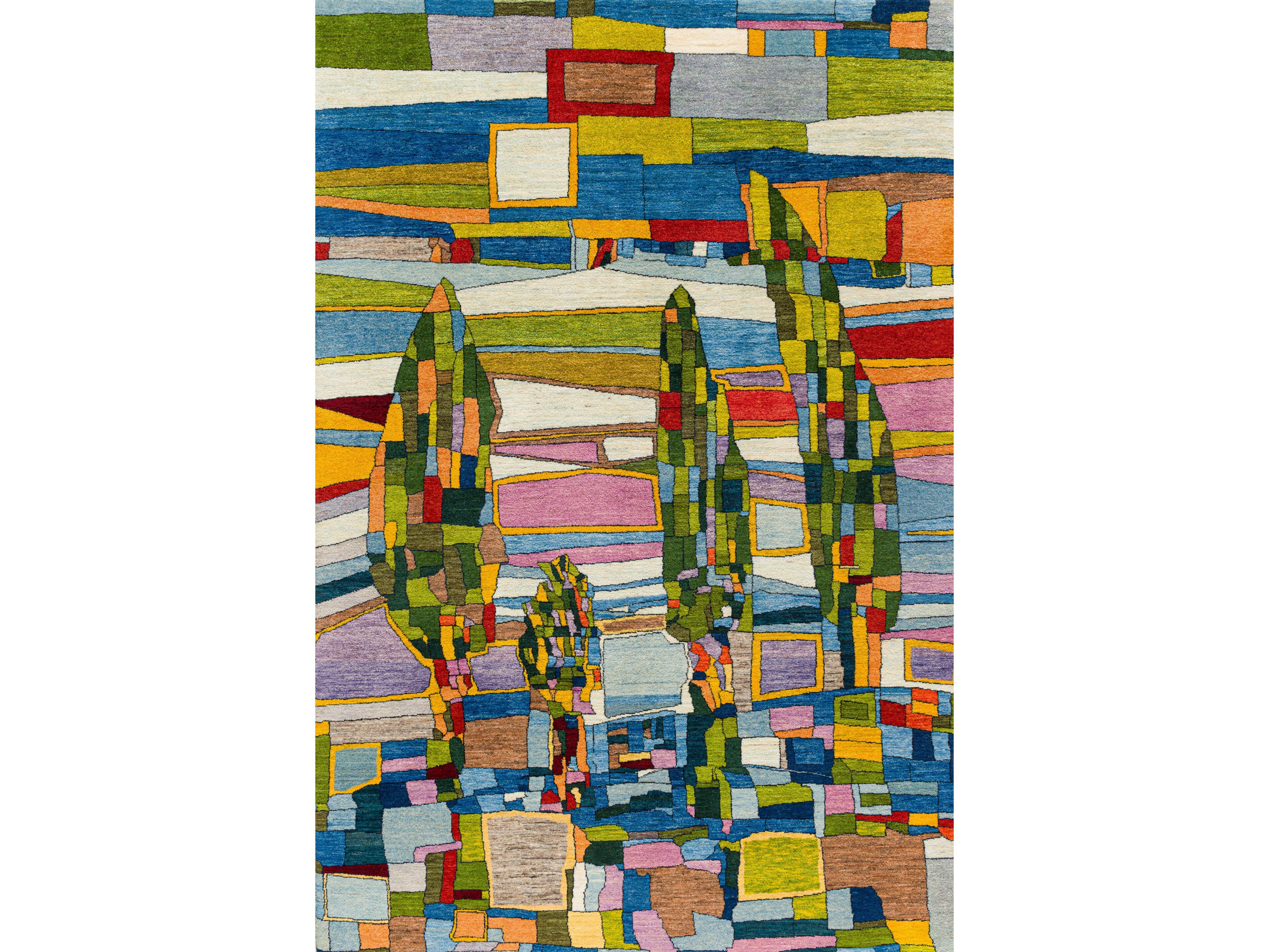 Прямоугольный шерстяной ковер Zollanvari Gabbehs Abstract &amp ARCH-00024613 - Вид №1