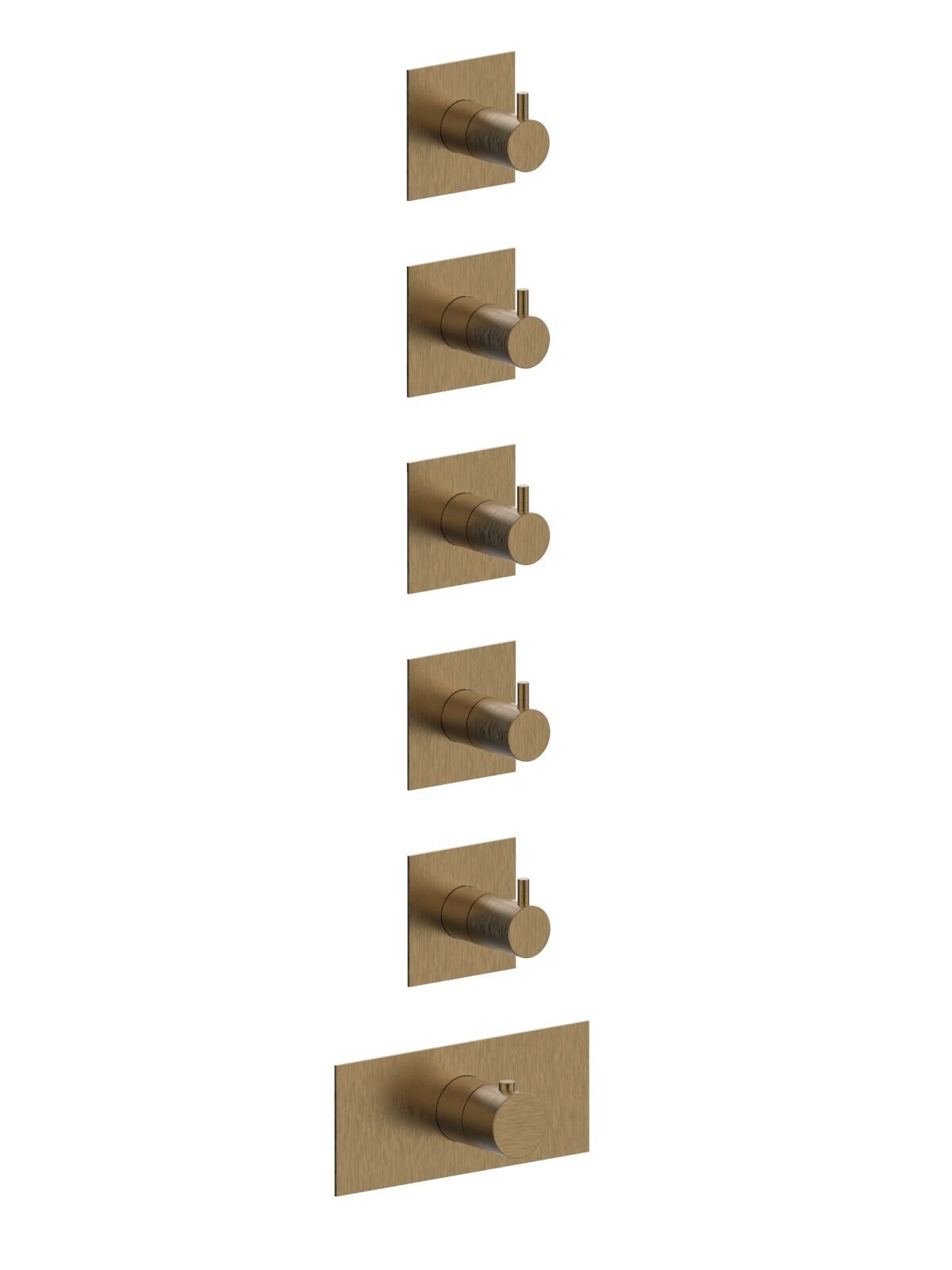 Термостатический смеситель для душа с 6 отверстиями Rubinetterie Frattini отдельная эстетика ARCH-00027128 - Вид №16