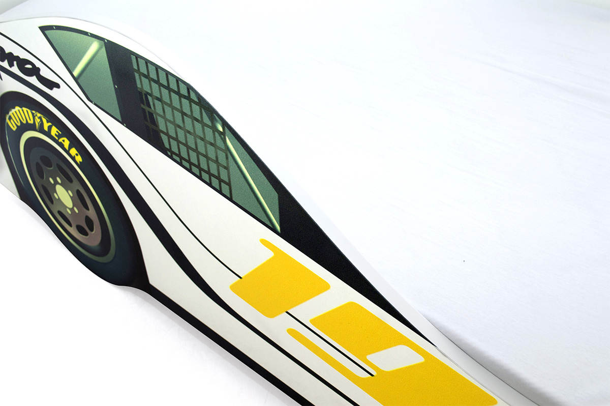 Детская кровать-машина белая "Супра" БЕЛЬМАРКО  00-3873170 Белый Santreyd  - Вид №7