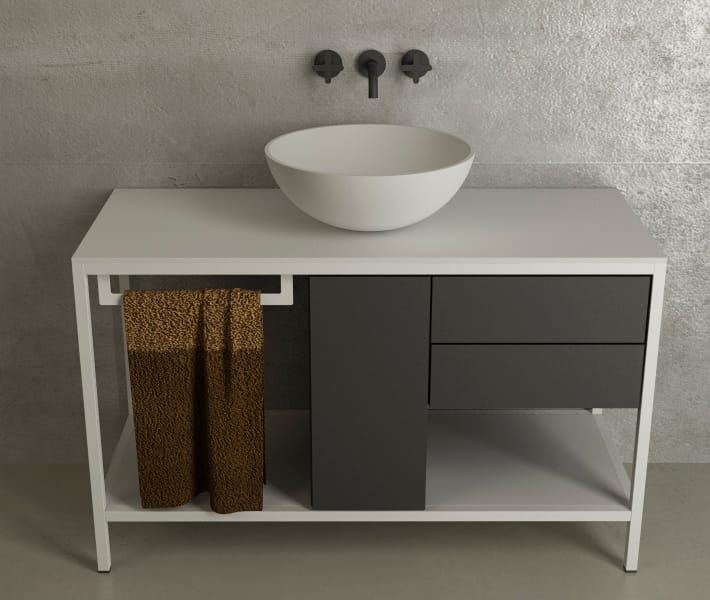 Металлическая секционная напольная раковина MOMA Design ARIA ARCH-00090078 - Вид №4