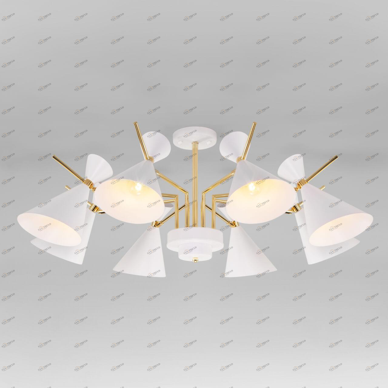 Потолочная люстра Eurosvet Apart 70114/8 белый EUROSVET ДИЗАЙНЕРСКИЕ, APART 00-3888740 Белый 