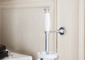 Gentry Home Керамический держатель стакана Queen Никель GH100255 - Вид №1