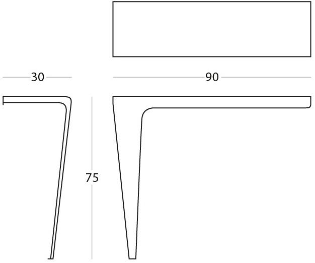 MEMEDESIGN Консольный столик на стене sun-id-1461440 - Вид №3