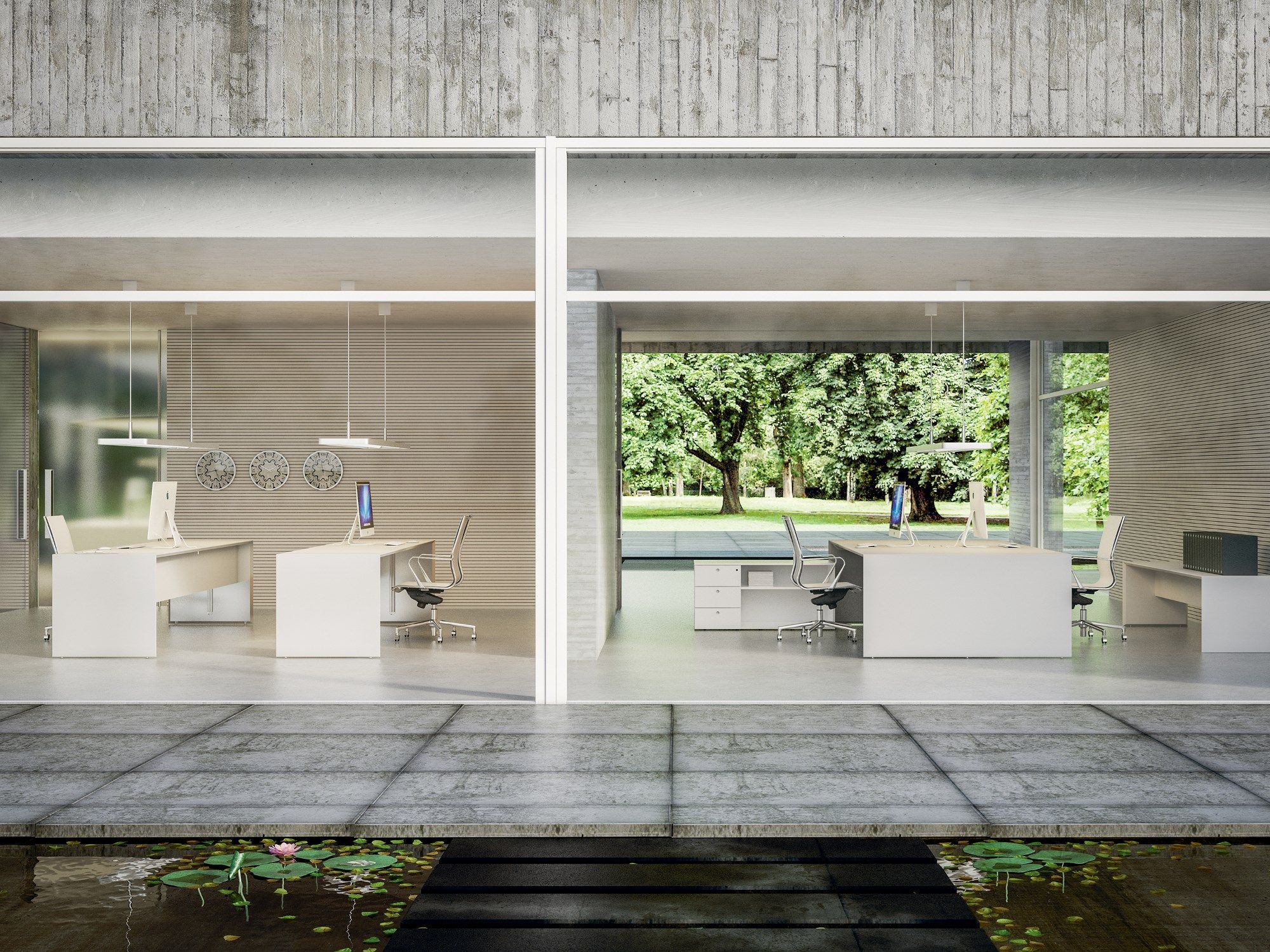 Прямоугольный рабочий стол FANTONI ARCH-00075433 - Вид №1