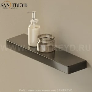 Flaminia BRICK SLIM Полка черная 5090S.9017