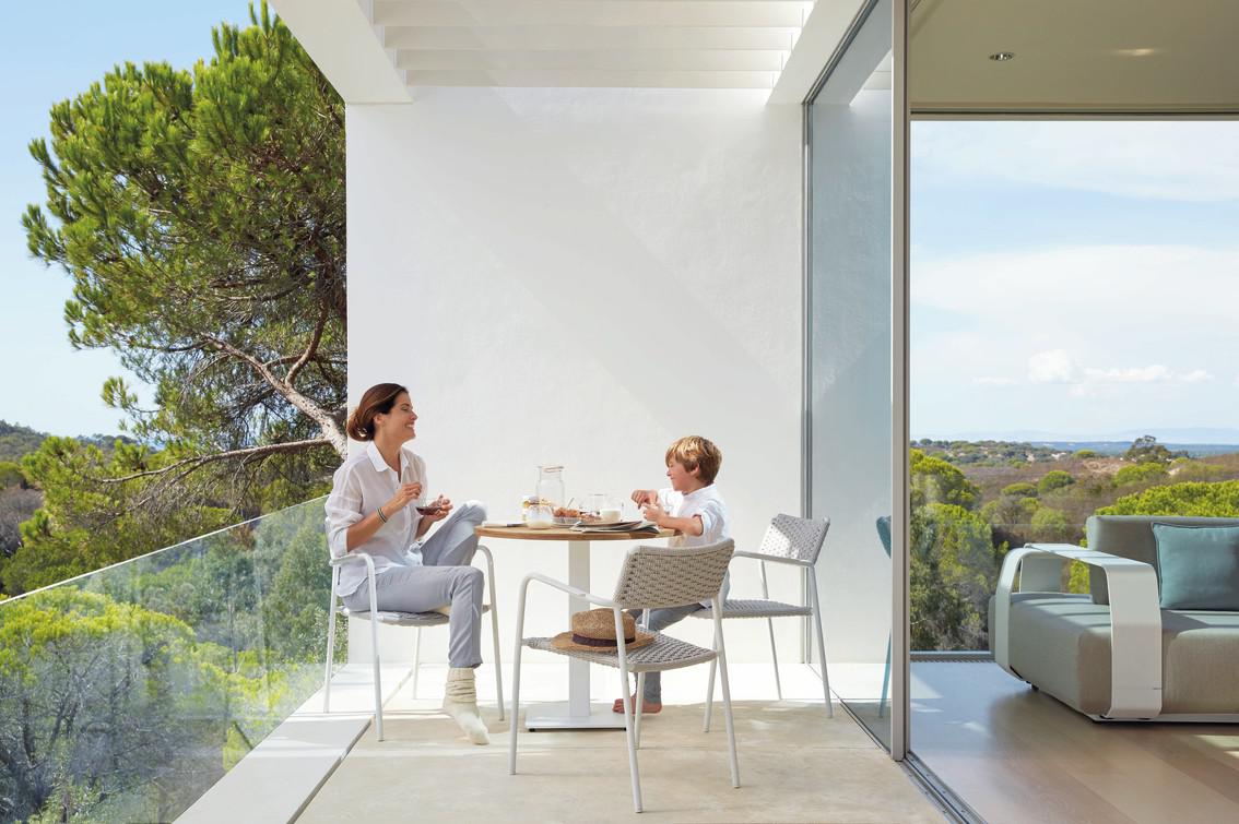 Стул лава веревка 11мм антрацит Manutti Echo MNST584 - Вид №20