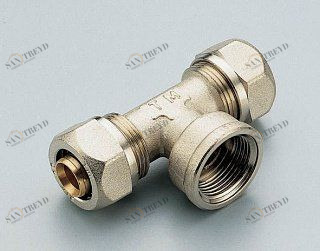 Тройник ВР 20х3/4"x20 TIEMME 1600032