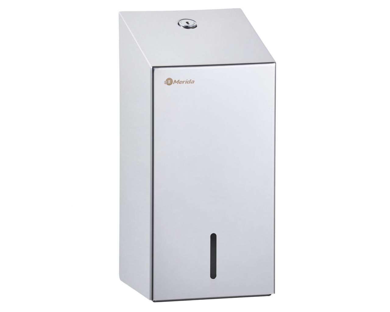 BSP401 Контейнер для туалетной бумаги STELLA, vol. до 400 листов ПОЛИРОВАННАЯ СТАЛЬ Merida 