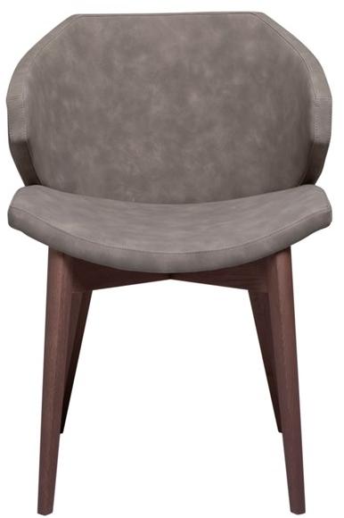 Tonin Casa Стул с подлокотниками из экокожи на деревянной основе sun-id-1435085 - Вид №2