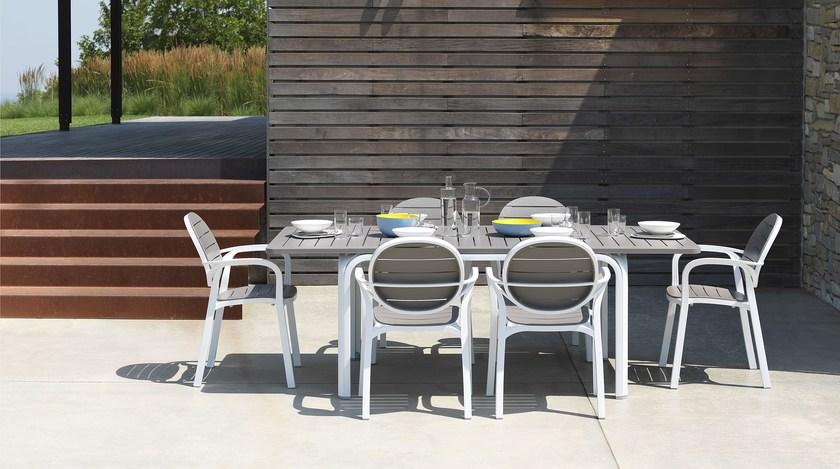 Nardi Штабелируемый садовый стул из полипропилена с подлокотниками Alloro sun-id-1474083 - Вид №2