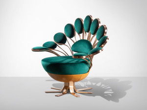 Тканевое кресло