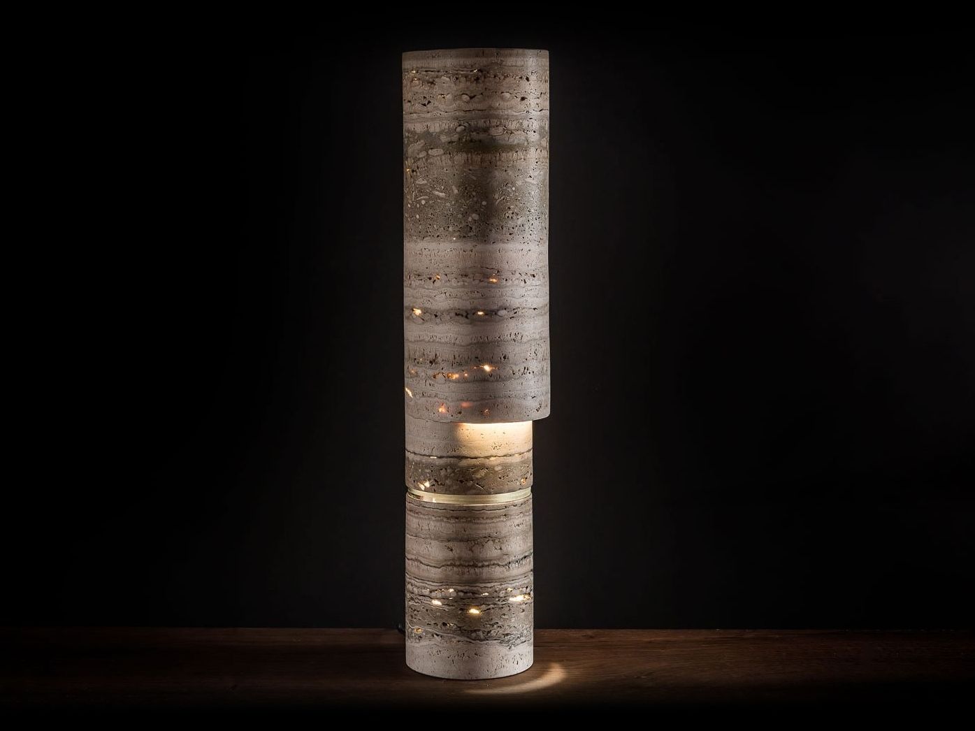 Настольная лампа из травертина от Rapolano Henge тест ARCH-00119327