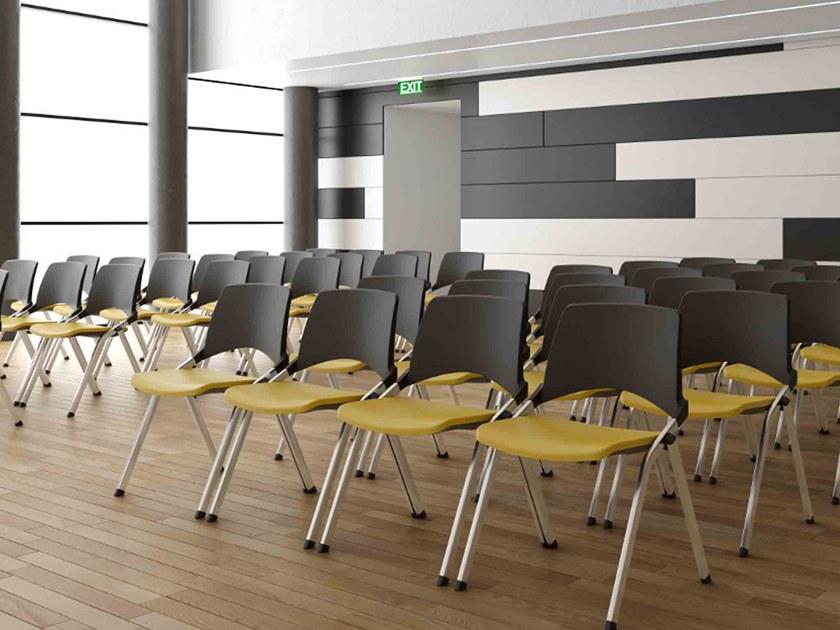 ESTEL GROUP Стул из полипропилена штабелируемый с подлокотниками Kendo sun-id-1421002 - Вид №2