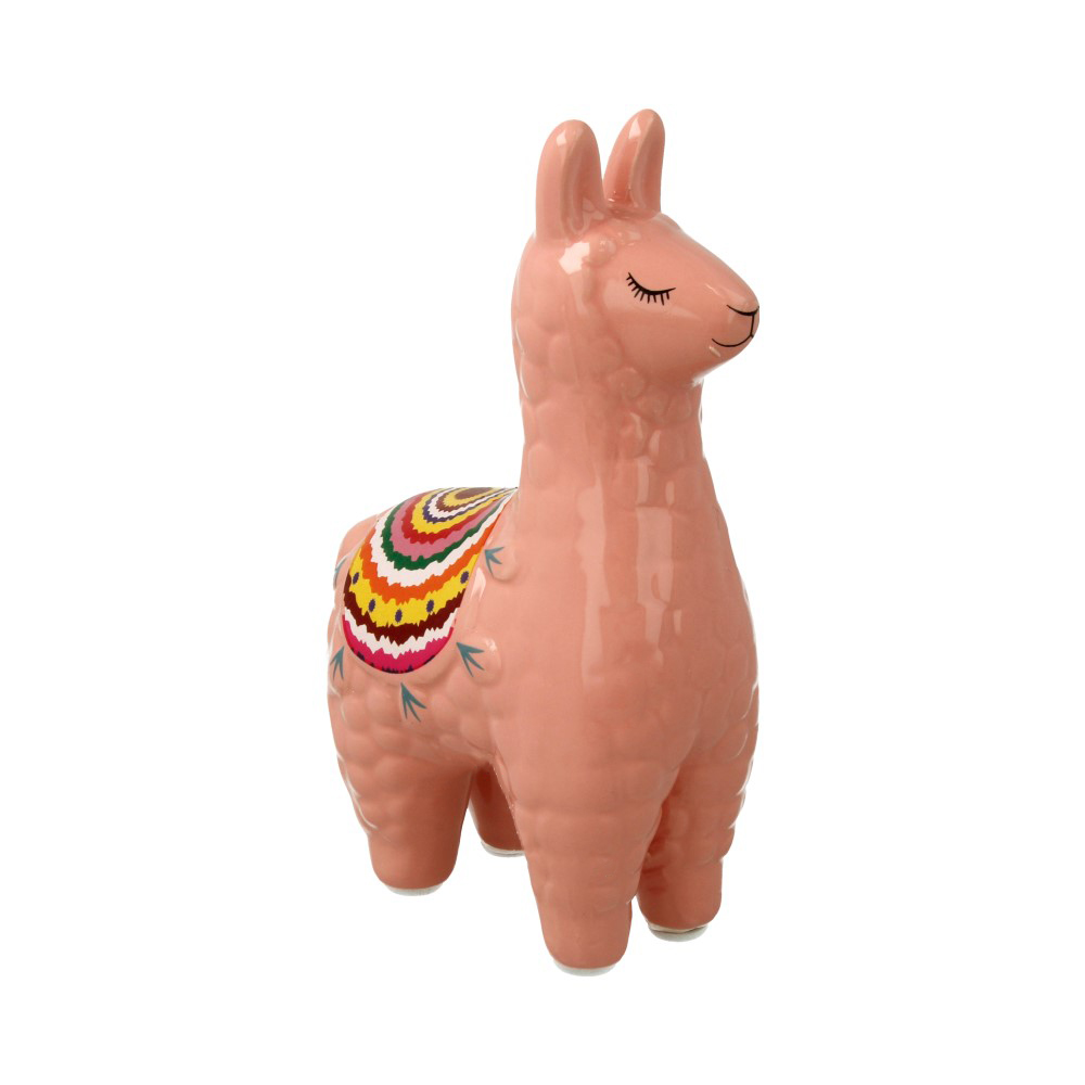 18-124-02 Сувенир "Lama" 16 х 5.5 х 10 см керамика Pink Santreyd 