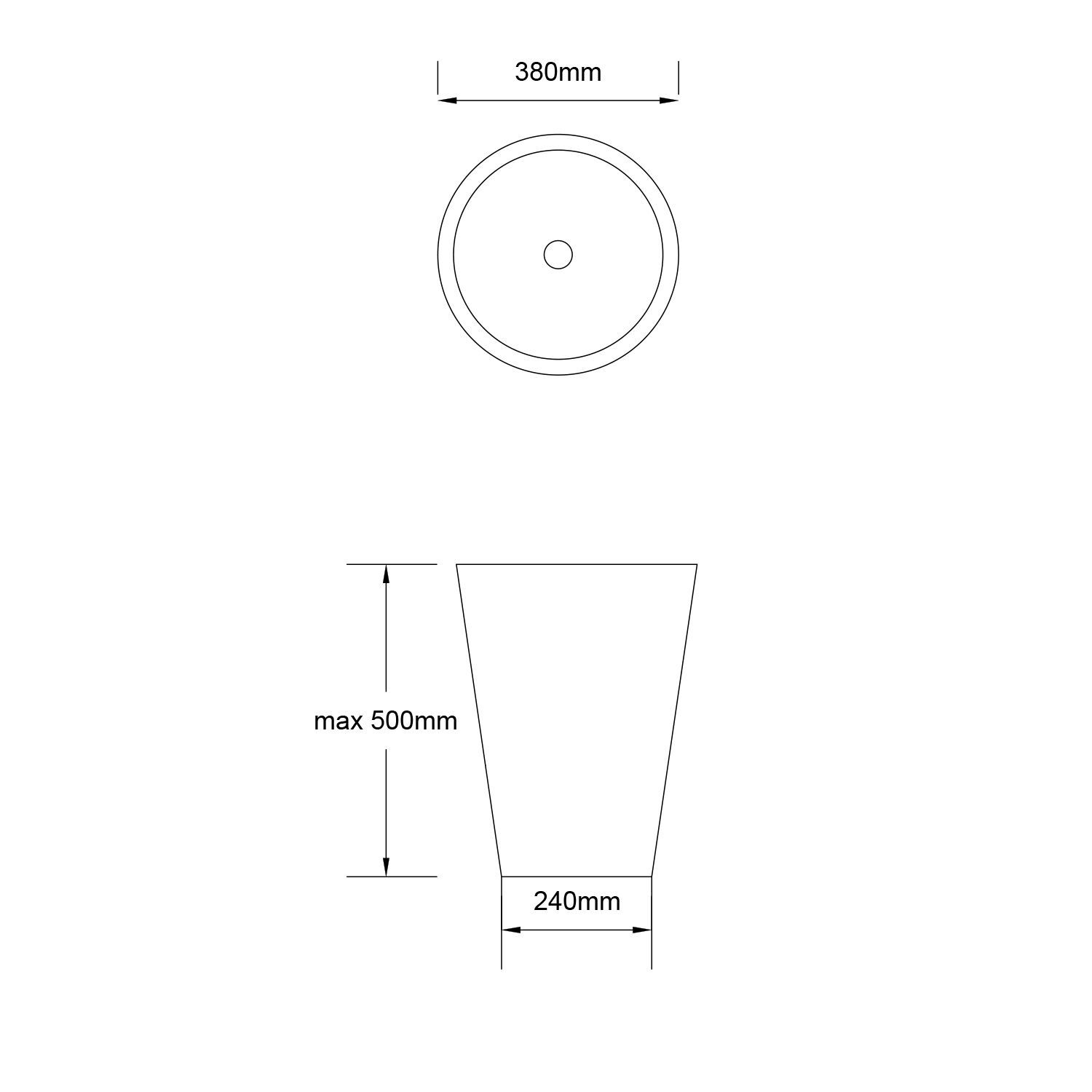 Бетонная столешница URBI et ORBI CIRCUM 3850 ARCH-00147958 - Вид №5
