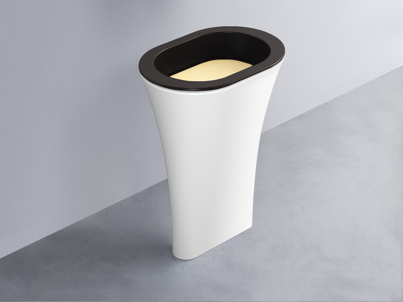 AMLA65-LV+AMPILO-CN+AMCOLO-BL Раковина Amedeo Ovale отдельностоящая cielo Enjoy + Amedeo Ceramica Cielo