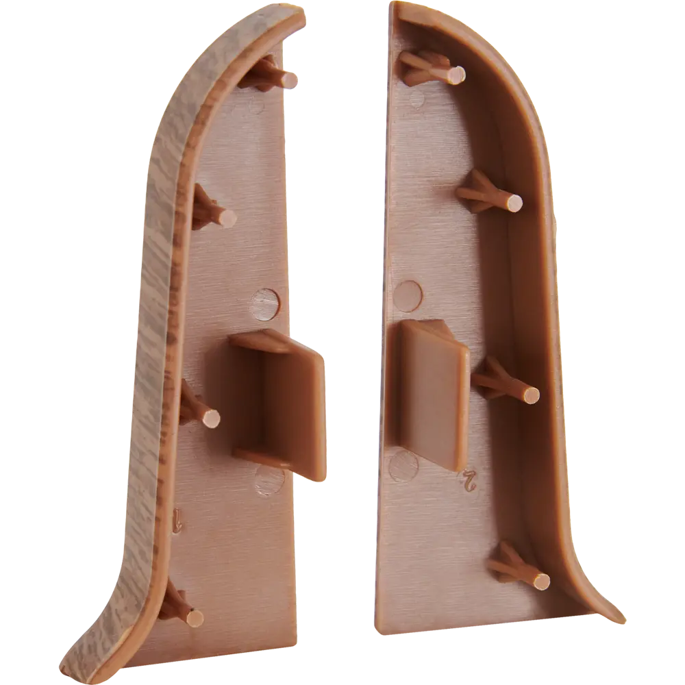 84737320 Заглушки для плинтуса «Дуб Натуральный», высота 62 мм, 2 шт. STLM-0889123 LIDER  - Вид №1